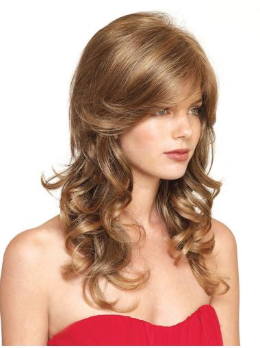 Blonde Lace Front Curly Sleek Long Wigs
