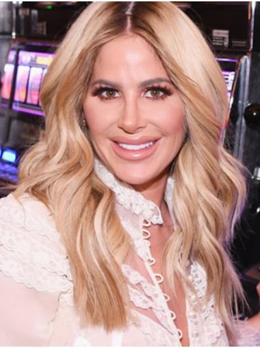 16" Lace Front Synthetic Long Without Bangs Kim Zolciak Wigs