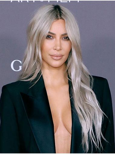 20" Lace Front Synthetic Long Without Bangs Kim Kardashian Wigs
