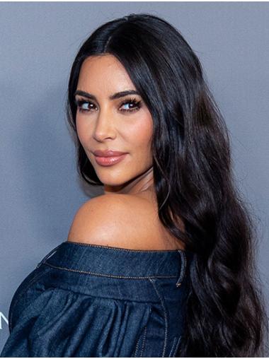 24" Lace Front Synthetic Long Without Bangs Kim Kardashian Wigs