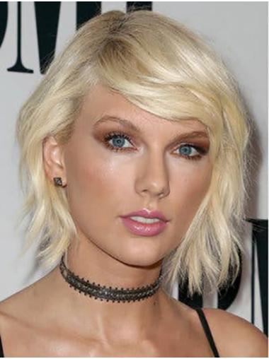 12" Lace Front Synthetic Chin Length Layered Taylor Swift Wigs
