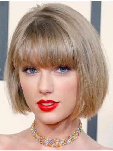 10" Lace Front Synthetic Chin Length Bobs Taylor Swift Wigs