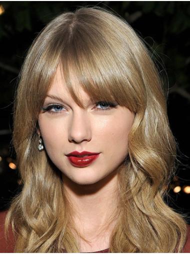 18" Capless Synthetic Long With Bangs Taylor Swift Wigs