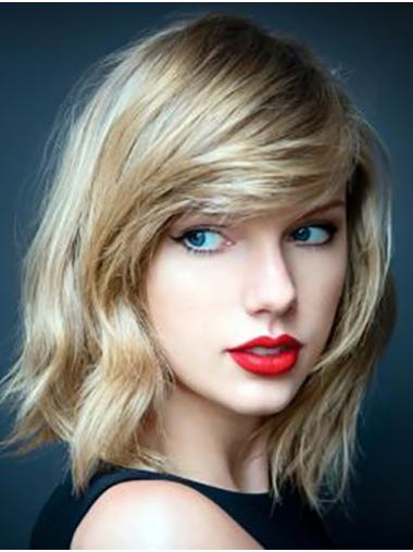 12" Lace Front Synthetic Chin Length Bobs Taylor Swift Wigs