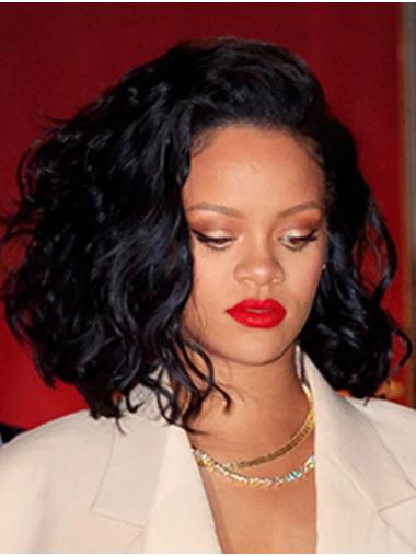 14" Capless Synthetic Chin Length Bobs Rihanna Wigs