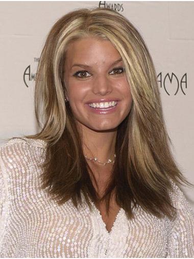 Ombre/2 Tone Long Straight Layered Synthetic 16" Hairstyles Jessica Simpson Wigs