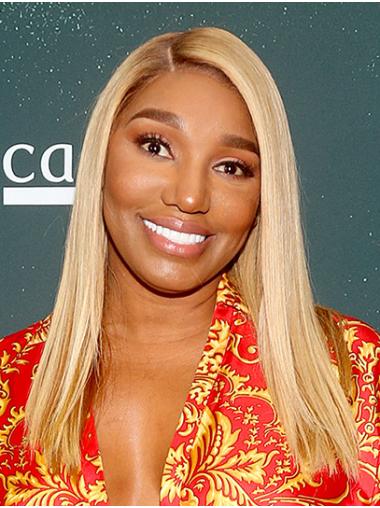 Blonde Long Straight Without Bangs Synthetic 16" Exquisite NeNe Leakes Wigs