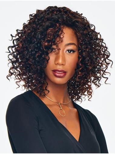 Short Curly Monofilament Synthetic 12" African Amercian Wigs