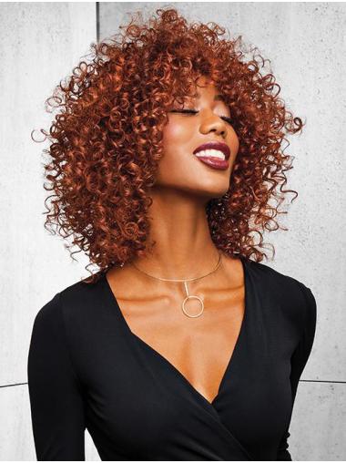 Short Curly Monofilament Synthetic 12" African American Beauty