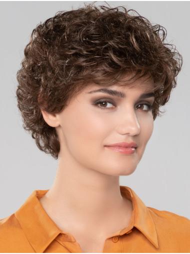 Curly Brown Short 8" Gorgeous Classic Wigs