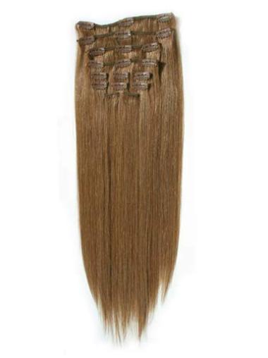 Blonde Straight Soft Clip in Hair Extensions