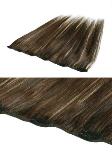 Brown Straight Suitable Clip in Hair Extensions