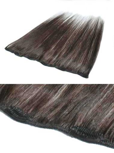 Straight Brown Fashion Clip in Hair Extensions