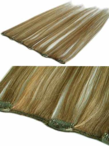 Blonde Straight Popular Clip in Hair Extensions