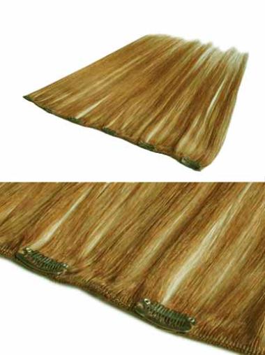 Blonde Straight Sassy Clip in Hair Extensions