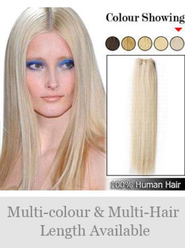Blonde Straight High Quality Weft Extensions