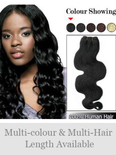 Black Wavy Hairstyles Weft Extensions