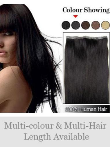 Black Straight Online Tape in Hair Extensions