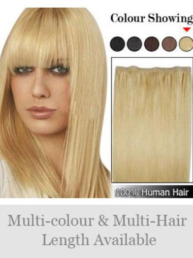 Blonde Straight Trendy Tape in Hair Extensions