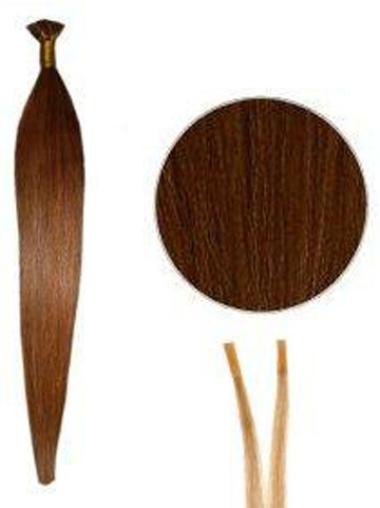 Auburn Straight Sassy Stick/I Tip Hair Extensions