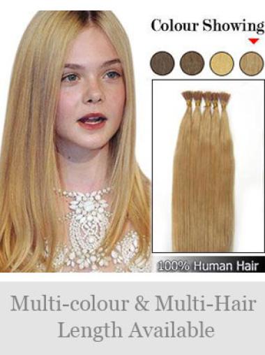 Blonde Remy Human Hair Cheap Stick/I Tip Hair Extensions