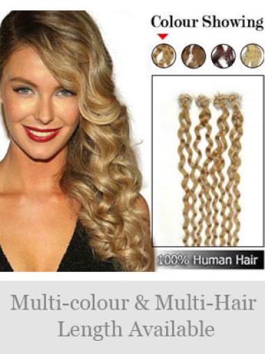 Brown Curly Hairstyles Micro Loop Ring Hair Extensions
