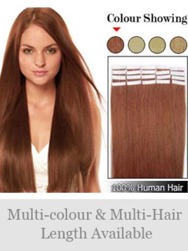 Auburn Straight Suitable Tape in Hair Extensions