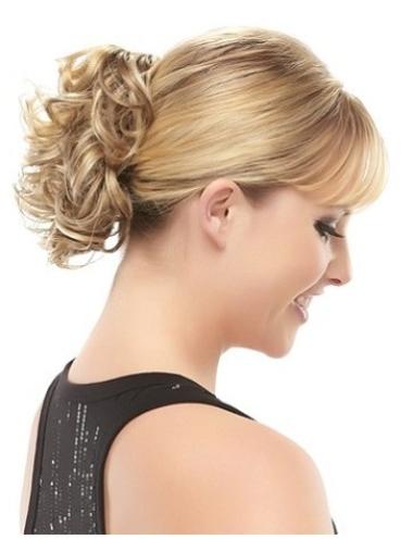 Blonde Curly Gorgeous Clip in Hairpieces
