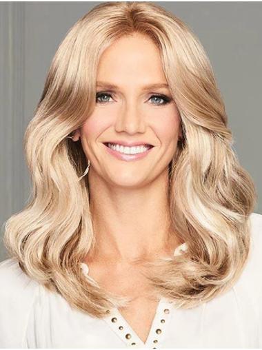 Wavy Blonde Without Bangs 14" Synthetic Wigs Online