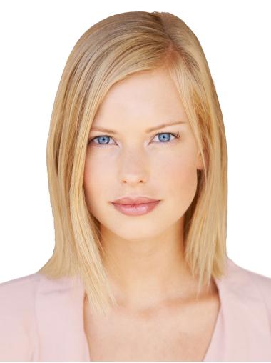 Monofilament Straight 12" Without Bangs Nice Synthetic Wigs