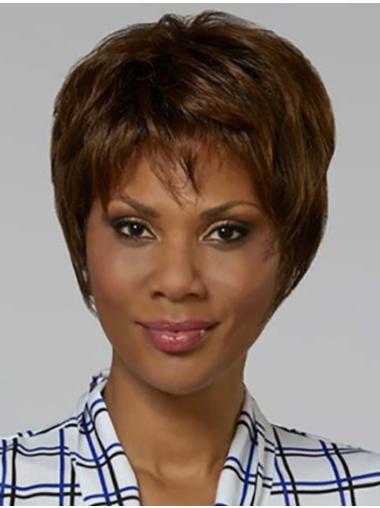 8" Straight Synthetic Short Boycuts Trendy Lace Front Wigs