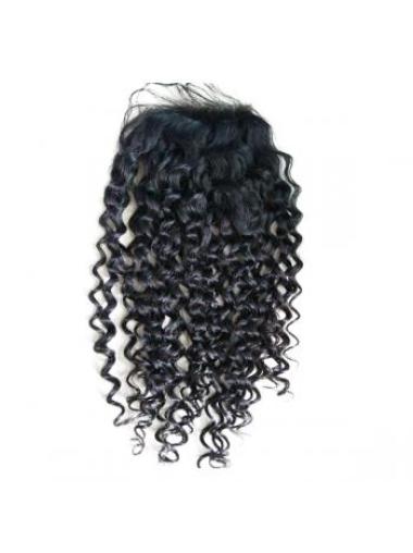 Black Curly Natural Lace Closures