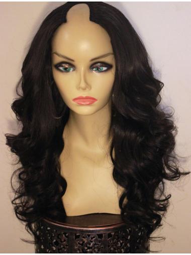 Black Layered Wavy Natural African American Wigs