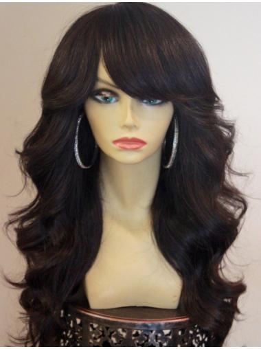 Brown Lace Front Wavy Beautiful African American Wigs