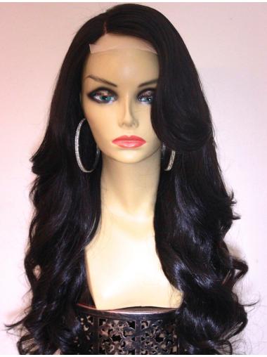 Wavy Black Without Bangs Fashionable African American Wigs