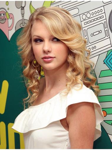 Blonde 100% Hand-tied Wavy Natural Taylor Swift wigs