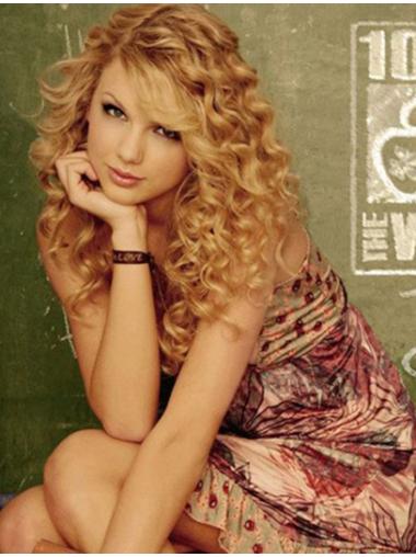 Wavy Blonde With Bangs Flexibility Taylor Swift wigs