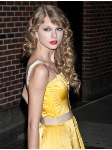 Blonde 100% Hand-tied Wavy Beautiful Taylor Swift wigs