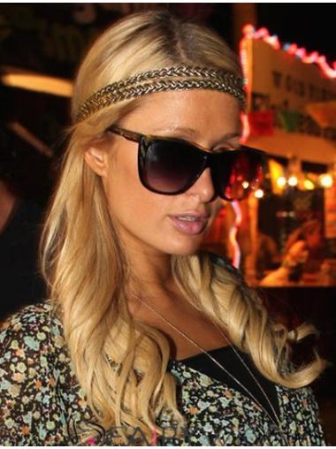 Blonde 100% Hand-tied Wavy Best Paris Hilton wigs