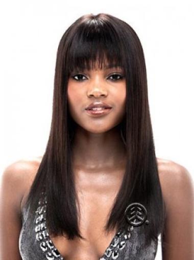 Black Lace Front Straight Incredible Long Wigs