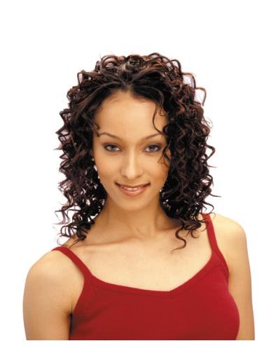Curly Auburn Indian Remy Hair Amazing African American Wigs
