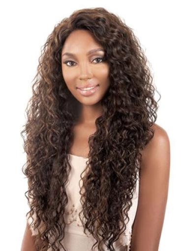 Brown Curly High Quality African American Wigs