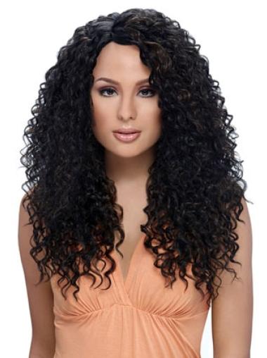 Layered Black Curly Online African American Wigs