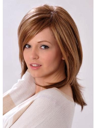 Straight Brown Layered Amazing Synthetic Wigs