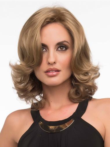 Blonde Layered Wavy Discount Classic Wigs