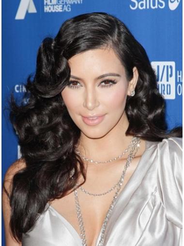 Curly Black Lace Front Cheap Kim Kardashian wigs