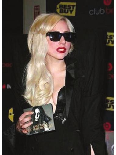 Blonde Layered Wavy Durable Lady Gaga wigs