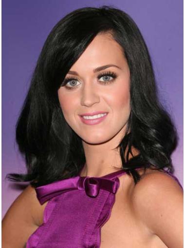 Black Layered Wavy Affordable Katy Perry wigs