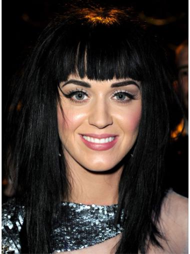Black Lace Front Straight Soft Katy Perry wigs