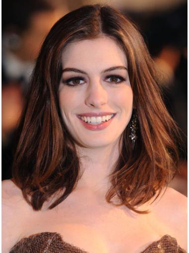 Straight Auburn Lace Front Exquisite Anne Hathaway wigs